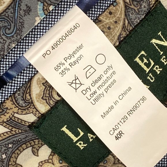 Ralph Lauren LRL Men Blazer SportCoat Size 40R Jacket 48-DR92 - Picture 9 of 12